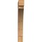 Ekena Millwork Thorton Block Smooth Bracket, Western Red Cedar, 5 1/2"W x 32"D x 44"H BKT06X32X44THR05SWR - alternate 3